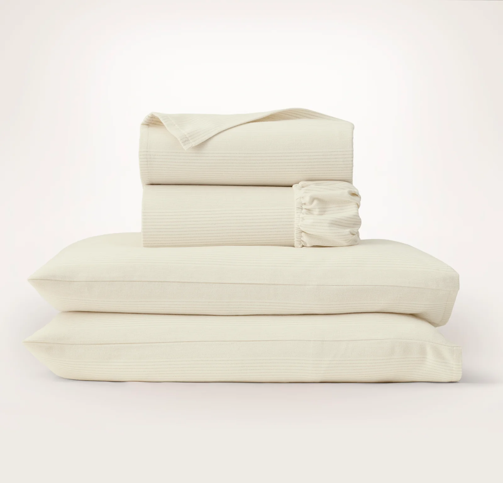 Flannel Sheet Set - Ivory
